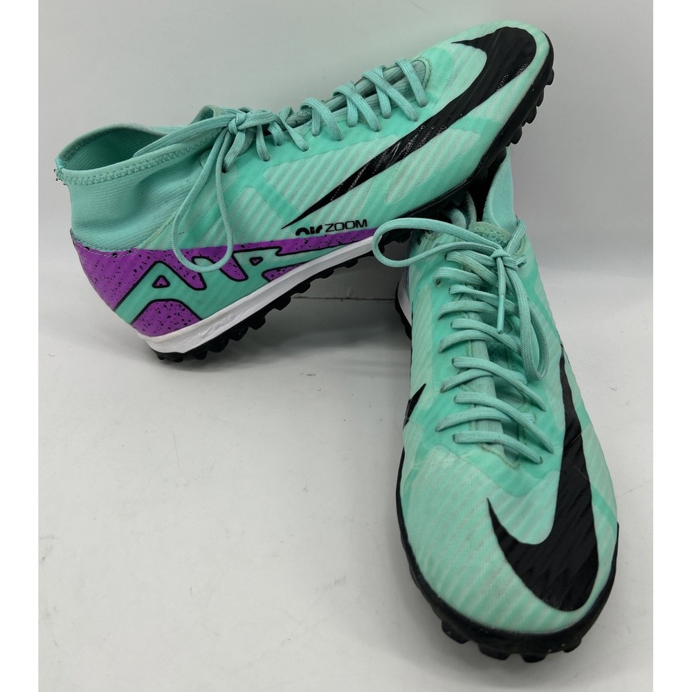 Nike Zoom Superfly 9 Academy TF Hyper Turquoise DJ5629-300 Men's Size 8
